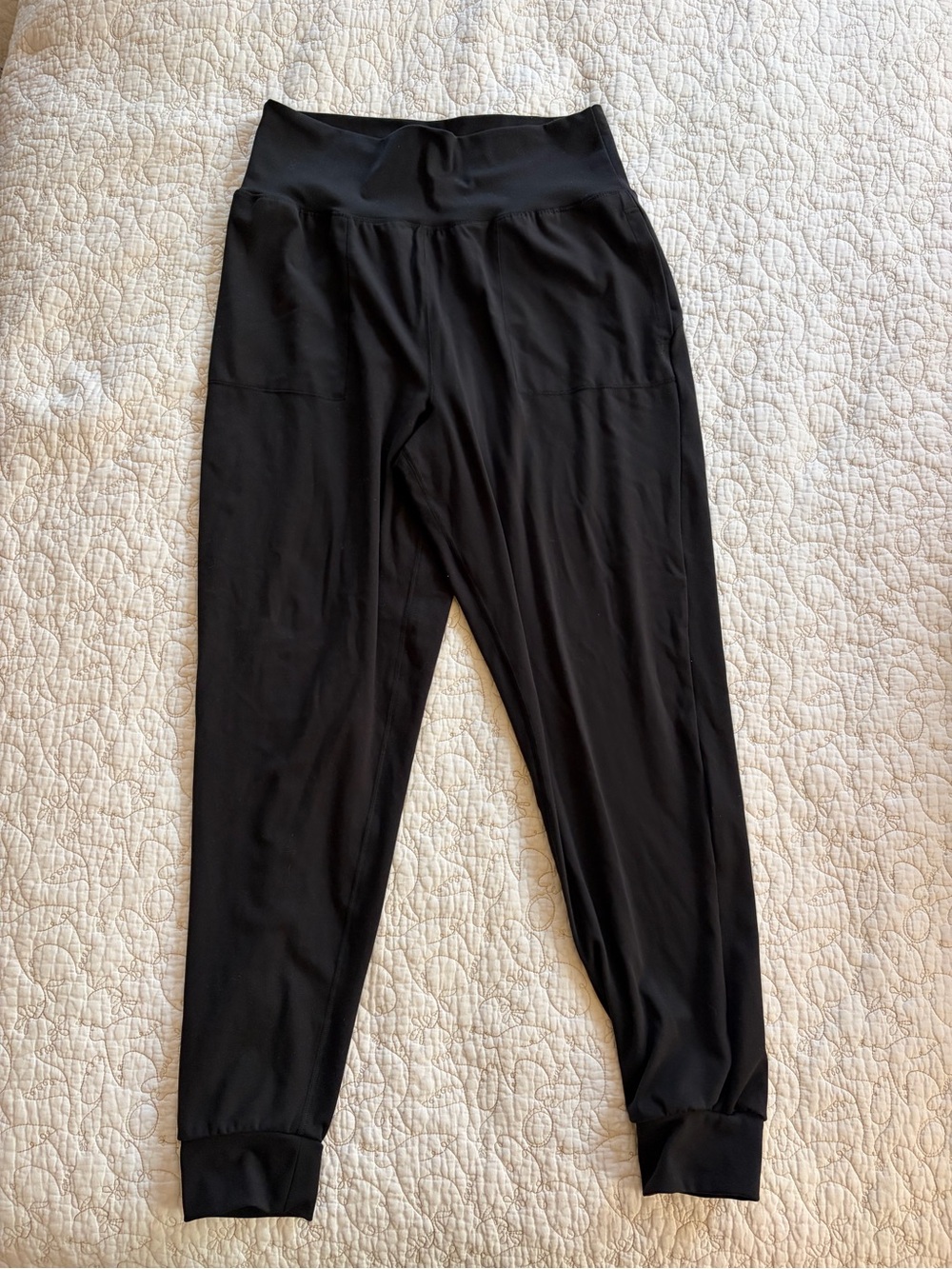 Crane High-Waist Black Women's Jogger Pants